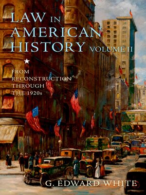 cover image of Law in American History, Volume II